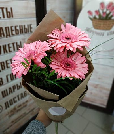 Букет цветов из: Герберы в Большая Черниговка
