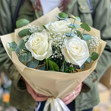 Букет цветов из:  Розы в Большая Черниговка